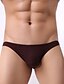 cheap Men&#039;s Exotic Underwear-Men&#039;s Basic Briefs Underwear - Petite 1 Piece Low Waist Light Blue White Black M L XL