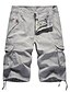 cheap Cargo Shorts-Men&#039;s Basic Tactical Cargo Pants Solid Colored Knee Length Army Green Gray Khaki Light gray Navy Blue