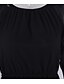 levne Maxi šaty-Dámské Černá Šaty Košile M L