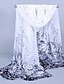 Χαμηλού Κόστους Γυναικεία Κασκόλ-Γυναικεία Φλοράλ Βασικό / χαριτωμένο στυλ Σιφόν Ορθογώνιο