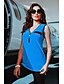 cheap Plus Size Tops-Women&#039;s Plus Size Solid Colored Tank Top V Neck Blue / Purple / Red / Fuchsia / Green