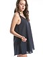 cheap Women&#039;s Dresses-Women&#039;s Strap Dress Short Mini Dress Black Navy Blue Sleeveless Solid Colored Basic Slim S M L XL XXL 3XL 4XL 5XL 6XL