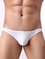 cheap Men&#039;s Exotic Underwear-Men&#039;s Basic Briefs Underwear - Petite 1 Piece Low Waist Light Blue White Black M L XL