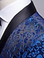 baratos Tuxedo Suits-Azul masculino baile smoking jacquard xale colarinho sob medida ajuste único breasted um botão 2023