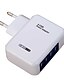 cheap Wall Chargers-Portable Charger USB Charger EU Plug Multi-Output 4 USB Ports 3 A DC 5V for S8 Plus / S8 / S7 edge