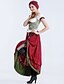 cheap Oktoberfest-Oktoberfest Beer Dirndl Trachtenkleider Women&#039;s Dress Bavarian Costume Red