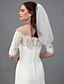 preiswerte Hochzeitskleider-A-Line Off Shoulder Court Train Satin Made-To-Measure Wedding Dresses with Lace by LAN TING BRIDE®