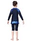 cheap Swimwear-Kids Girls&#039; Swimwear Swimsuit Print Swimwear Geometric Gray Black Navy Blue Basic Bathing Suits