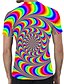 cheap Men&#039;s 3D T-shirts-Men&#039;s T shirt Graphic Plus Size Print Short Sleeve Daily Tops Rainbow