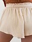 cheap Women&#039;s Pants-Women&#039;s Street chic Shorts Pants - Solid Colored Blushing Pink Beige M L XL