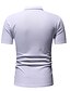 cheap Men&#039;s Polos-Men&#039;s Polo Tennis Shirt Color Block Patchwork Tops Cotton Shirt Collar Green Black Red