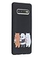 זול מארז סמסונג-מגן עבור Samsung Galaxy S9 / S9 Plus / S8 Plus מזוגג / תבנית כיסוי אחורי חיה רך TPU