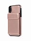 cheap iPhone Cases-Case For Apple iPhone XR / iPhone XS Max / iPhone X Wallet / Card Holder Back Cover Solid Colored Hard PU Leather