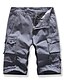cheap Men&#039;s Pants-Men&#039;s Basic Shorts Pants - Solid Colored Black Gray Khaki 34 36 38