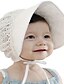 זול כובעים ומצחיות לילדים-מידה אחת לבן / ורוד מסמיק כובעים ומצחיות כותנה תחרה / מסוגנן סרוג / אחיד וינטאג&#039; / פעיל / בסיסי בנות פעוטות / תינוק / מתוק / בוהו / מתוחכם