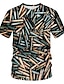 cheap Men&#039;s 3D T-shirts-Men&#039;s T shirt Tee Shirt Designer Summer Graphic Machine Short Sleeve Round Neck Daily Wear Club Print Clothing Clothes Designer Streetwear Exaggerated Green