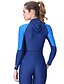 cheap Wetsuits &amp; Diving Suits-Dive&amp;Sail Women&#039;s Rash Guard Dive Skin Suit Diving Suit SPF50 UV Sun Protection Quick Dry Full Body Front Zip - Diving Snorkeling