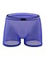 baratos Roupa Interior &amp; Meias para Homem-Homens Tamanho Asiático Com Transparência Cueca Boxer Cuecas boxer Com Stretch Cintura Baixa 1 PC Azul Claro M