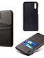 economico Cover per Huawei-Custodia Per Huawei Huawei P30 Porta-carte di credito / Resistente agli urti / A prova di sporco Per retro Tinta unita Resistente pelle sintetica / PC