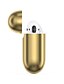 billige hodetelefonvesker-airpods sølvfarget beskyttelsesdeksel plating pc kompatibel med apple airpods 2&amp;amp;amp; 1 (airpods ladetaske ikke inkludert)