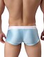 cheap Men&#039;s Exotic Underwear-Men&#039;s Basic Boxers Underwear / Briefs Underwear - Normal 1 Piece Mid Waist Light Blue White Black S M L