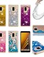 voordelige Samsung-hoesje-hoesje Voor Samsung Galaxy Galaxy A7(2018) / A5 (2017) / A8 2018 Stromende vloeistof / Glitterglans Achterkant Glitterglans Zacht TPU