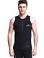 cheap Wetsuits &amp; Diving Suits-Dive&amp;Sail Men&#039;s Wetsuit Top 3mm Neoprene Top Thermal Warm Quick Dry High Elasticity Sleeveless Swimming Diving Surfing Scuba Solid Colored Spring Summer Winter / Athleisure
