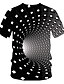 cheap Men&#039;s 3D T-shirts-Men&#039;s T shirt Tee Shirt Designer Summer Graphic Geometric 3D Short Sleeve Round Neck Daily Clothing Clothes Designer Basic Rainbow