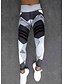 tanie Legginsy-Women&#039;s Sporty Legging - Geometric, Print High Waist White Black S M L / Slim