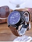 cheap Watches-Men&#039;s Dress Watch Quartz Leather Brown Casual Watch Analog Minimalist Cool - Golden Black Silver / Stainless Steel