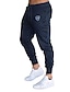 cheap Sweatpants-Men‘s Basic EU / US Size Chinos / wfh Sweatpants Pants - Striped Stripe Cotton Dark Gray Navy Blue Light gray L XL XXL / Drawstring