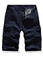 cheap Men&#039;s Pants-Men&#039;s Basic Shorts Pants - Solid Colored Black Gray Khaki 34 36 38