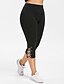 cheap Leggings-Women&#039;s Plus Size Basic Legging - Solid Colored Mid Waist Black L XL XXL / Skinny