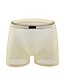 cheap Men&#039;s Briefs Underwear-Men&#039;s Asian Size Mesh Boxers Underwear Boxer Briefs Stretchy Low Waist 1 PC Light Blue M