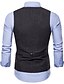 cheap Vests-Poly&amp;Cotton Blend Wedding / Daily Wear Vests / Work Solid Color / Solid Colored