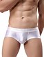 cheap Men&#039;s Exotic Underwear-Men&#039;s Basic Boxers Underwear / Briefs Underwear - Normal 1 Piece Mid Waist Light Blue White Black S M L