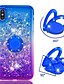 cheap iPhone Cases-Case For Apple iPhone XR / iPhone XS Max Glitter Shine / Ring Holder Back Cover Color Gradient Soft TPU for ir iPhone 6/6 Plus/6s/6s Plus/7/7 Plus/8/8 Plus/X/Xs