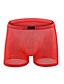 baratos Roupa Interior &amp; Meias para Homem-Homens Tamanho Asiático Com Transparência Cueca Boxer Cuecas boxer Com Stretch Cintura Baixa 1 PC Azul Claro M