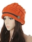 olcso Női kalapok-Női Széles karimájú kalap Baseball sapka Poliészter Alap - Egyszínű Fehér Fekete Narancssárga