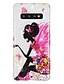 baratos Capa Samsung-Capinha Para Samsung Galaxy Galaxy S10 / Galaxy S10 Plus / Galaxy S10 E IMD / Estampada Capa traseira Mulher Sensual / Mármore TPU