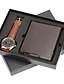 abordables Montre Cuir Homme-Homme Montre Chic Habillée Quartz Mode Chronographe Mignon Créatif Analogique Noir Marron / Un ans / Cuir