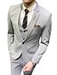 olcso Öltönyök-Men&#039;s Party Evening Suits Notch Standard Fit Single Breasted One-button Striped