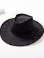 זול כובעים לגברים-יוניסקס כובע פאדורה כובע שמש עור שנות ה-30 - אחיד כל העונות שחור צהוב חום