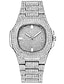 ราคาถูก Quartz Watches-นาฬิกาควอตส์ สำหรับ สำหรับผู้หญิง ผู้หญิง ระบบอนาล็อก นาฬิกาอิเล็กทรอนิกส์ (Quartz) สไตล์ ความหรูหรา แฟชั่น กันน้ำ ปุ่มหมุนขนาดใหญ่ โลหะ สแตนเลส / หนึ่งปี