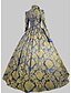 cheap Historical &amp; Vintage Costumes-Queen Elizabeth Maria Antonietta Rococo Victorian Cocktail Dress Vintage Dress Dress Party Costume Masquerade Ball Gown Prom Dress Women&#039;s Costume Vintage Cosplay Party Prom Long Sleeve Long Length