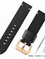 cheap Leather Watch Bands-Genuine Leather / Calf Hair Watch Band Black / Red / Brown Other 2.2cm / 0.9 Inches / 2.4cm / 0.94 Inches