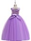 Χαμηλού Κόστους Φορέματα-Παιδιά Λίγο Κοριτσίστικα Φόρεμα Μονόχρωμο Δαντέλα Βυσσινί Ανθισμένο Ροζ Λευκό Μακρύ Αμάνικο Ενεργό Γλυκός Φορέματα Λεπτό