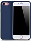 billige iPhone-etuier-etui til iPhone 8 pluss / iPhone 8 støtdempende bakdeksel solid farget mykt silikagel til iPhone 8 / iphone 8 plus
