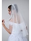 cheap Wedding Veils-Two-tier Classic &amp; Timeless / Glamorous &amp; Dramatic Wedding Veil Elbow Veils with Solid Tulle
