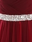 cheap Prom Dresses-A-Line Elegant Quinceanera Prom Valentine&#039;s Day Dress Strapless Sleeveless Chapel Train Satin with Crystals 2022